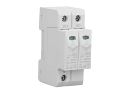 Protector Contra Sobretensiones Fotovoltaico 2p Dc 500v 40ka Chlt-40pv Para Riel Din De 35 Mm
