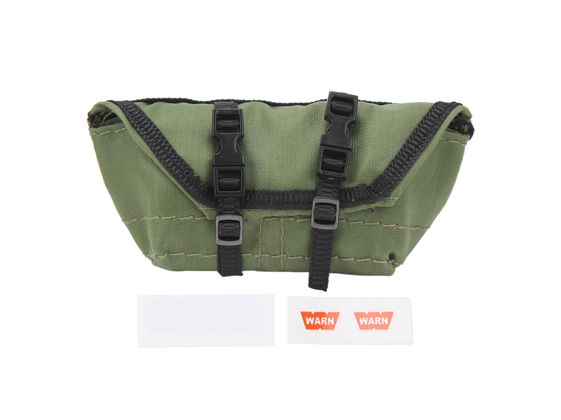 Bolsa De Viaje Deportiva Para Coche Rc, Miniatura Simulada De Nylon, Pieza De Decoración Para Traxxas Trx4m 1/18 Verde