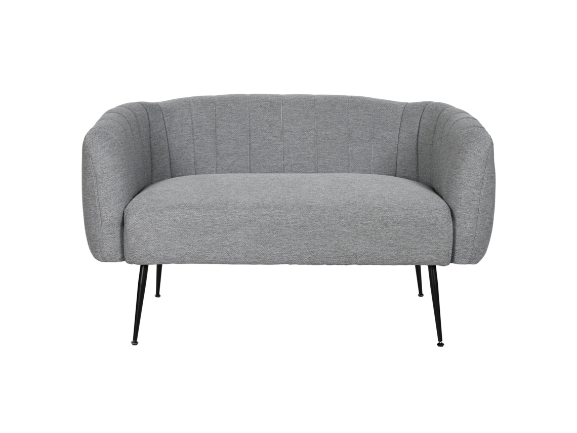 Sofa Poliester Metal Gris 129x75x73cm