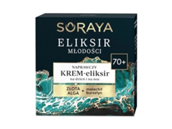 Renueva tu piel con Soraya 70 Elixir de Juventud, Crema Regeneradora de Día y Noche, 50ml.