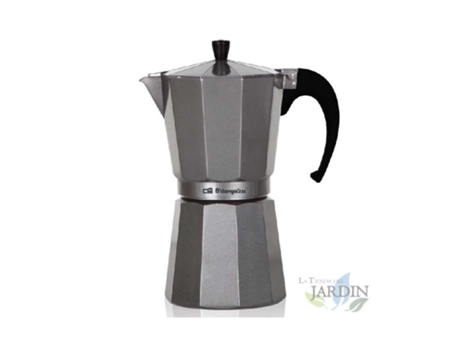 Cafetera Italiana ORBEGOZO Aluminio Plata (6 Tazas)
