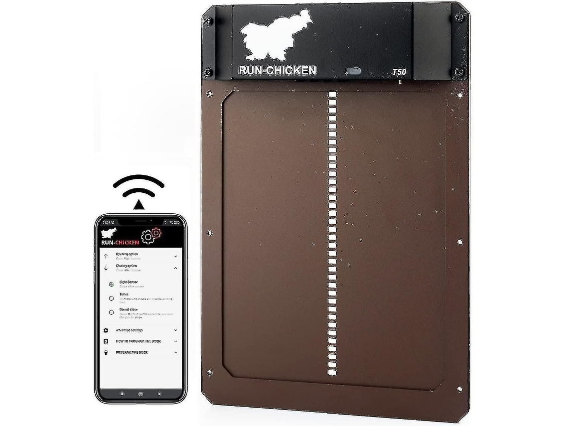 Puerta Automática Para Gallinero Con Batería Y Detección De Luz, Puerta Automática Para Gallinero-hao