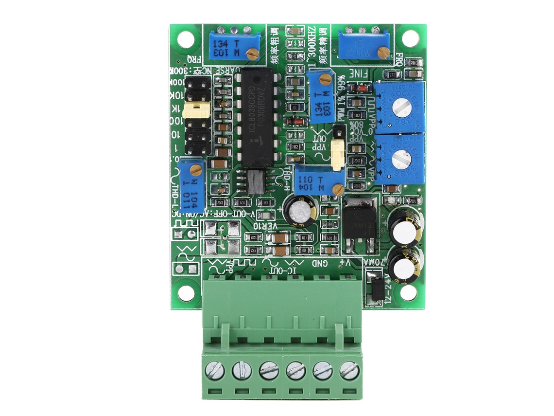 Módulo Generador De Señales Dds Sg-8038 Con Onda Sinusoidal Cuadrada Y Triangular, Frecuencia Ajustable De 1 Hz A 350 Khz.