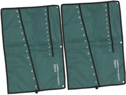 Juego de 2 bolsas enrollables Oxford, verdes. Slowmoose