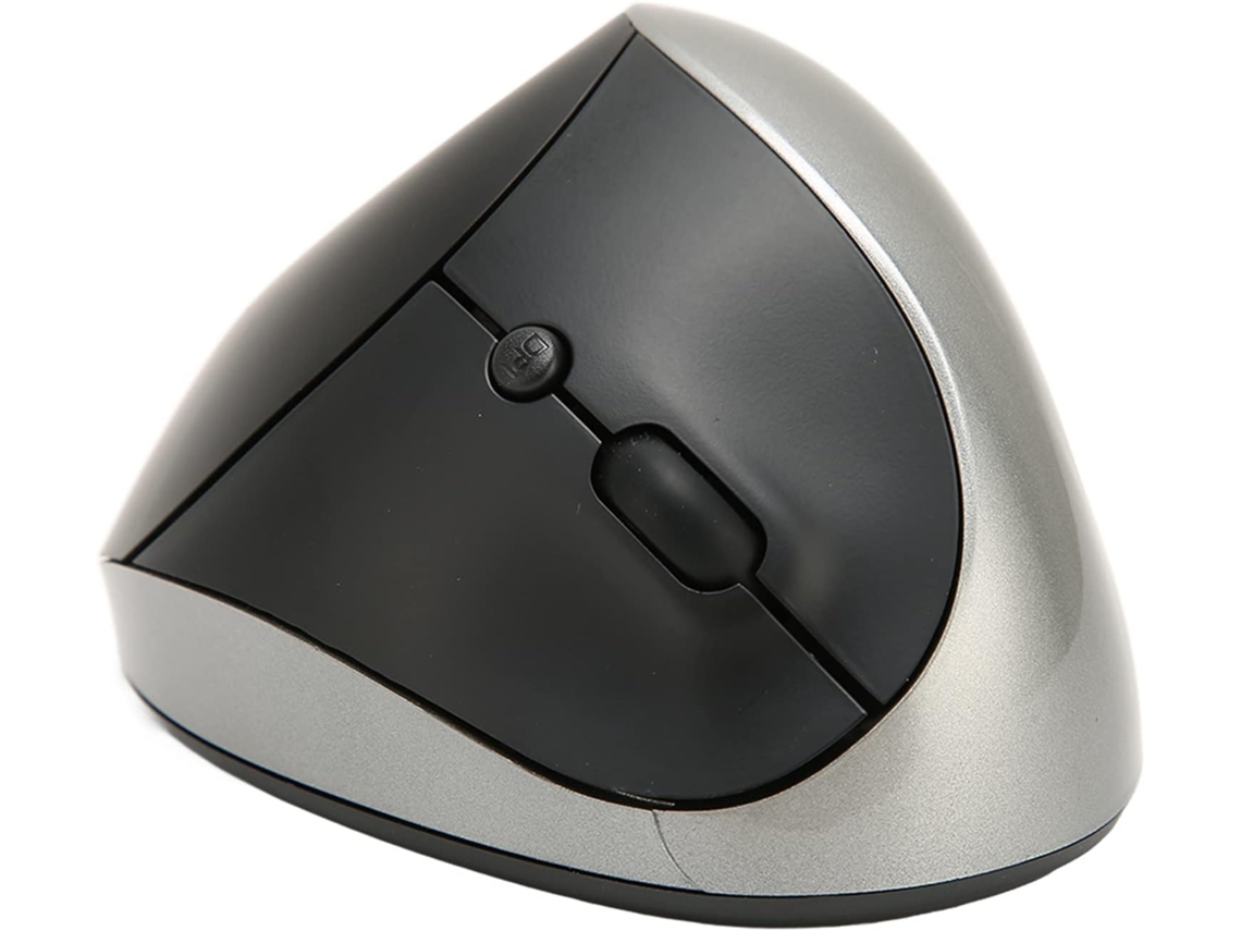Ratón Vertical Con Cable De 2,4 Ghz, Ergonómico, Para Oficina Y Hogar, Precisión Ajustable De 800, 1600 Y 2400 Dpi, Color Gris.