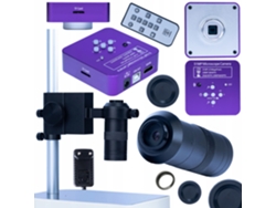 Microscopio Puppis Pink Pro 3 en 1: 51 MP, HDMI, USB | Lente 100x | Plataforma estable