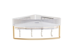 Estante flotante para baño con soporte - No requiere taladrar
