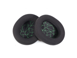 Almohadillas para auriculares Steelseries Arctis 7x, almohadillas de esponja suave para los oídos, malla estampada verde