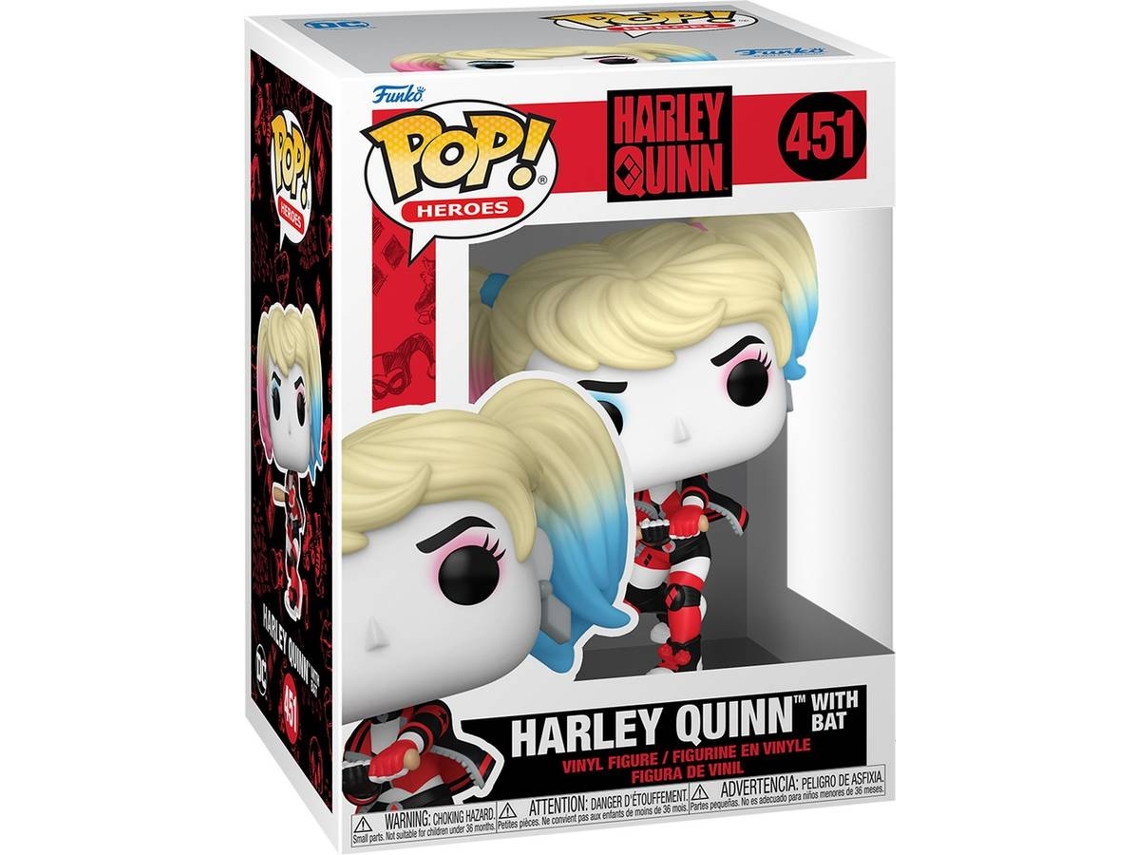 Figura FUNKO Pop! Heroes: DC - Harley Quinn con Bat (Posible Chase)