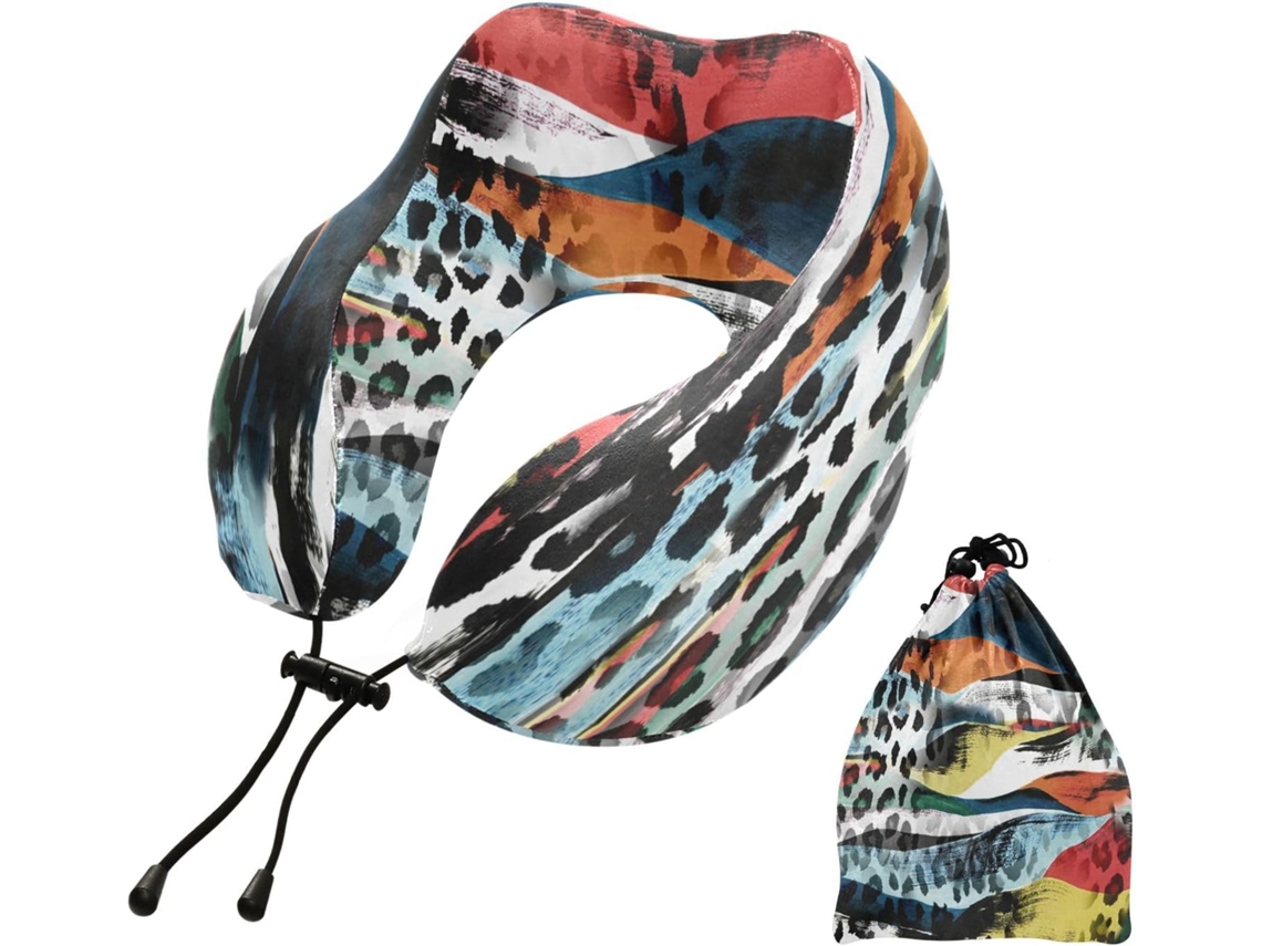 Almohada Viaje Dormir Aviones Espuma Viscoelástica Poliéster Viscoelástica. Fácilmente Soporte Fácil