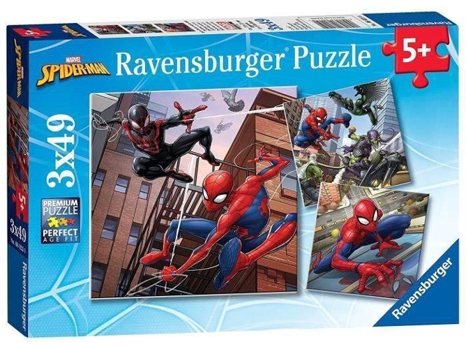 Conjunto de 3 Puzzles RAVENSBURGUER RAV4005556080250 (49 Piezas)
