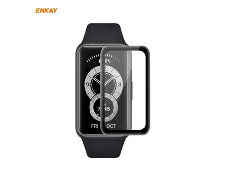 Huawei Band 6 / Honor Band 6 ENKAY Hat-Prince 3D Pantalla completa Pieza de borde suave + Película protectora de pantalla PMMA HD