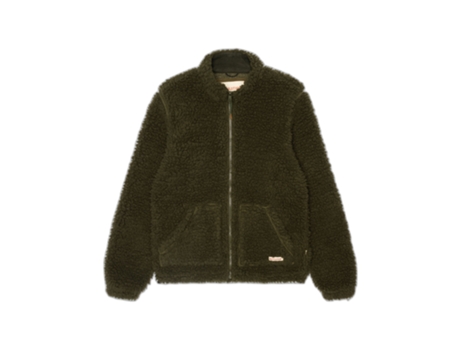 Chaqueta corta de felpa con grandes bolsillos canguro REVOLUTION