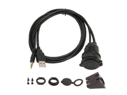 Cable De Extensión Usb 2.0 De 3,5 Mm Con Conector Macho-hembra Integrado Para Coche, Motocicleta Y Bicicleta.