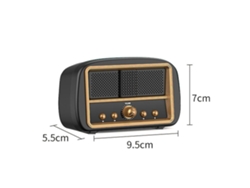 Altavoz Bluetooth retro, altavoces inalámbricos vintage, altavoz recargable Chennnls