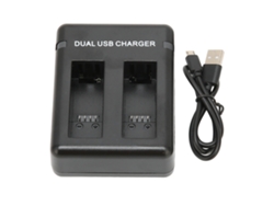 Cargador Rápido Usb Doble Para Baterías De Cámara Ahdbt-501 601 701 801
