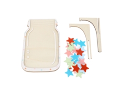 2026 Store-tarro De Recompensas Magnético De Madera Sólida Para Niños Entrenamiento De Baño Comportamiento Positivo Estilo Estrella