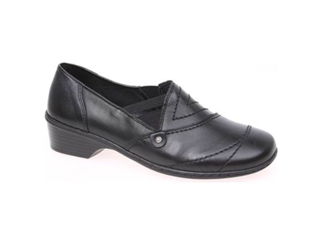 Zapatos de Mujer RIEKER Piel Negro (41)