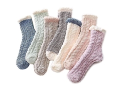 2026-calcetines Mujer Invierno Suaves Peludos Abrigados Confortables Para Hogar Regalo Navidad