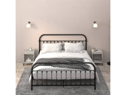 Mesitas de Noche 2 Pzs 40X35X50 Cm Gris Cemento