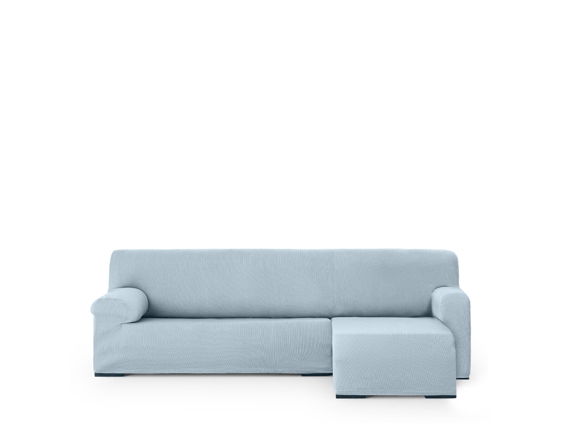 Funda para chaise longue de brazo corto derecho EYSA ULISES Celeste 110 x 110 x 310 cm