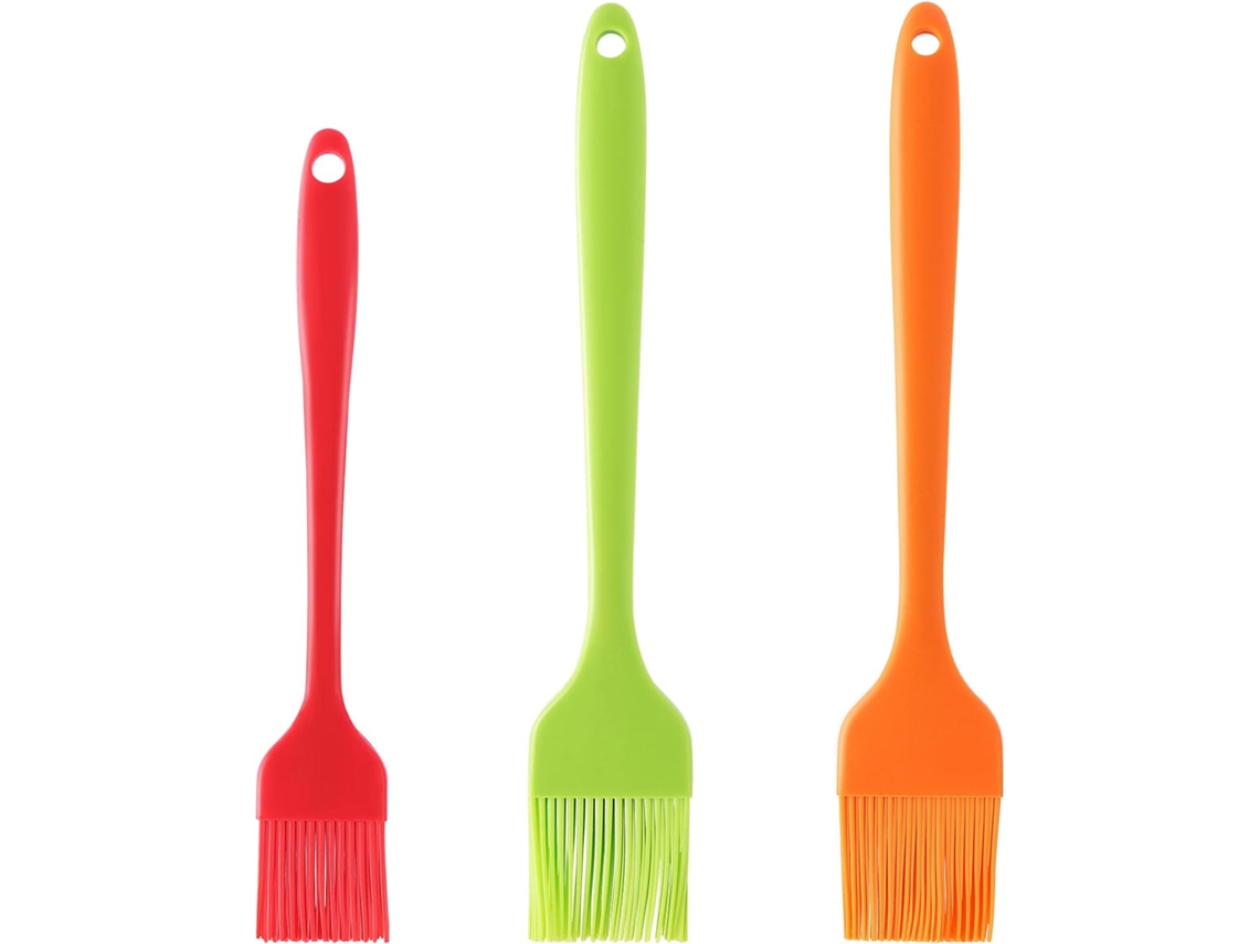 Pincel de silicona para repostería Gourmet Choice, herramienta multifuncional para hornear, asar y asar a la parrilla, silicona antiadherente y no tóxica.