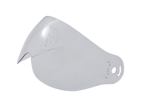 Casco de moto con visera transparente IXS