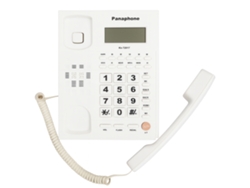 Teléfono fijo blanco Panaphone Kx T2017