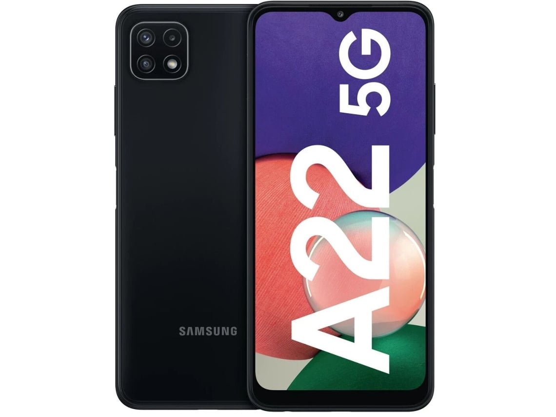 Smartphone SAMSUNG Galaxy A22 5G (Reacondicionado Señales de Uso - 128 GB - Negro)