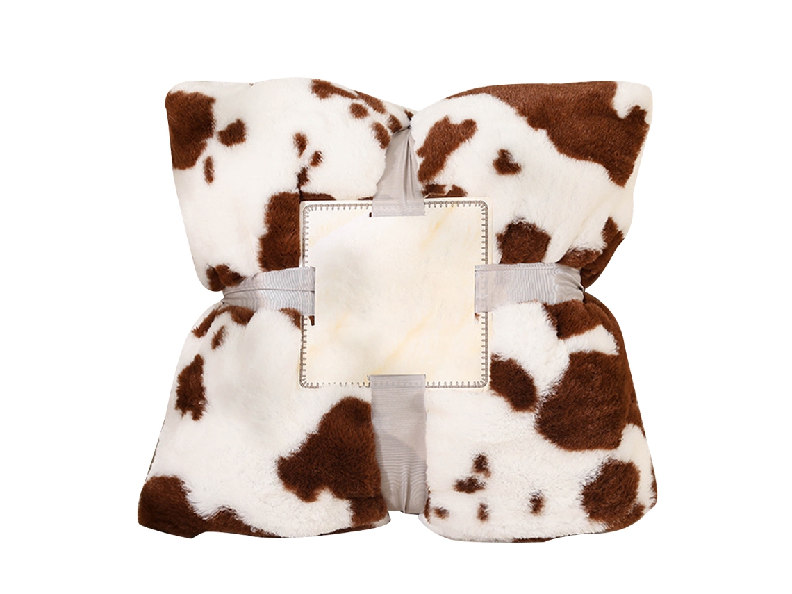 Manta Ligera Suave Y Aconchegante Con Estampado De Vacas Decoración Regalo 50x60 Pulgadas Manta De Peluche Para Niñas Niños Mujeres Hombres