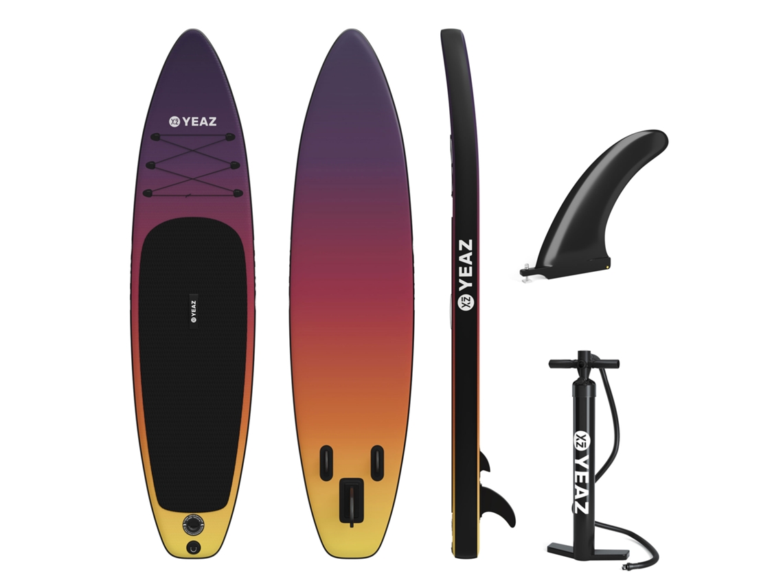 Conjunto de Paddle Surf YEAZ Sunset Beach Exotrace Pro (305x78x15 cm)