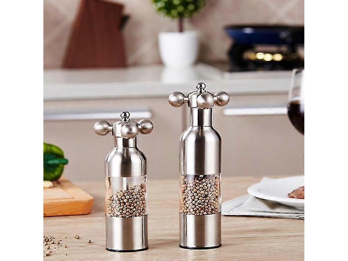 Molino De Pimienta Y Sal Creativo De Cerámica Con Tapa De Acero Inoxidable Para Cocina Gadget Regalo 21 Cm