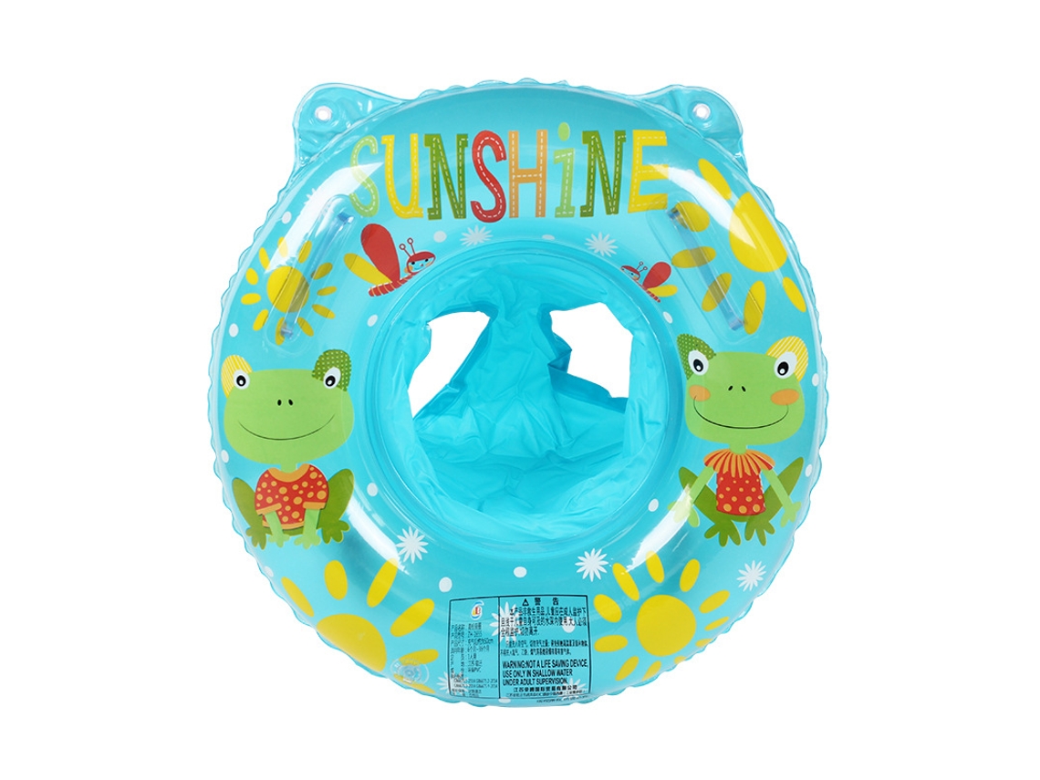 Collar Inflable Para Bebé De 50 Cm (apto Para Entrenamiento), Con Doble Cámara De Aire Y Asiento De Seguridad, Ajustable, Ideal Para Niños