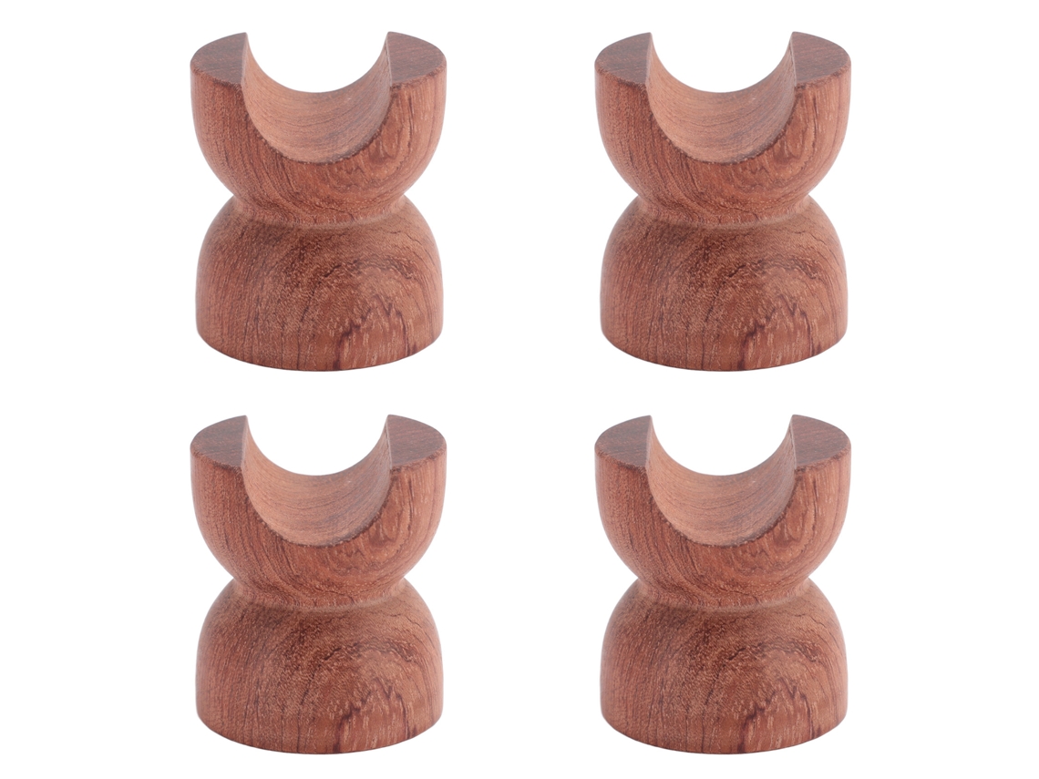 Suporte De Cabo De Alto-falante Hifi Em Madeira Anti-vibração Isolador Para Sistema De Som Amplificador 4pcs