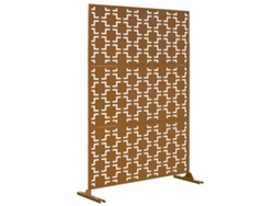 Tabique Basciano Con Diseño Atractivo Acero 180x120x40cm - Marrón casa.pro