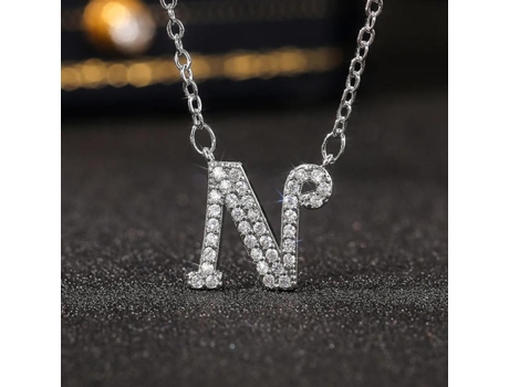 Collar de colgante de letras creativas 26 ingleses