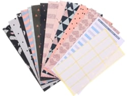 Sobres De Presupuesto Con Efecto Mármol, Formato Vertical, Con Tarjetas De Seguimiento, Práctico Juego De Sobres