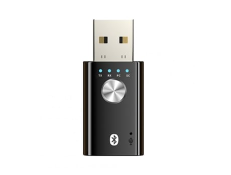 Adaptador USB inalámbrico 4 en 1, Bluetooth V5.1, transmisor para PC, tarjeta de sonido, receptor de Audio, transmisor, adaptador de altavoz de TV ...