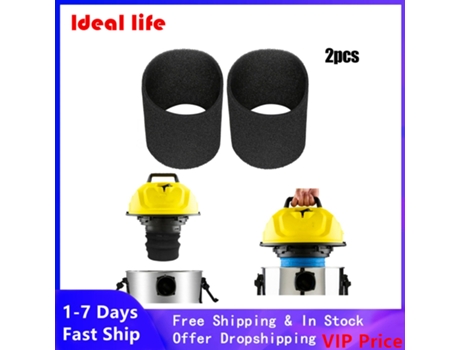 2 * filtros de espuma para Karcher 57315950,A1000,A2000,D27900,K1000,Nt27/1,Nt28/1 Series reemplazo de filtro de espuma para aspiradora húmeda/seca