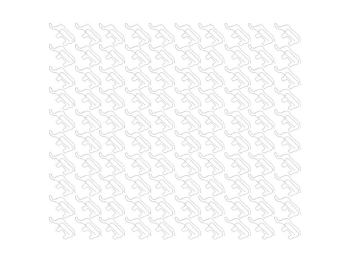 100 Clips De Papel Antideslizantes Transparentes Con Forma De Animalito, Color Blanco, Para Scrapbooking (100 Unidades).