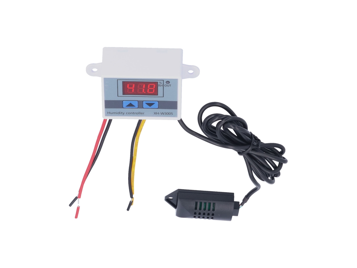 Controlador Digital De Humedad De Alta Precisión Con Sensor Para Invernaderos Y Cultivo De Setas.