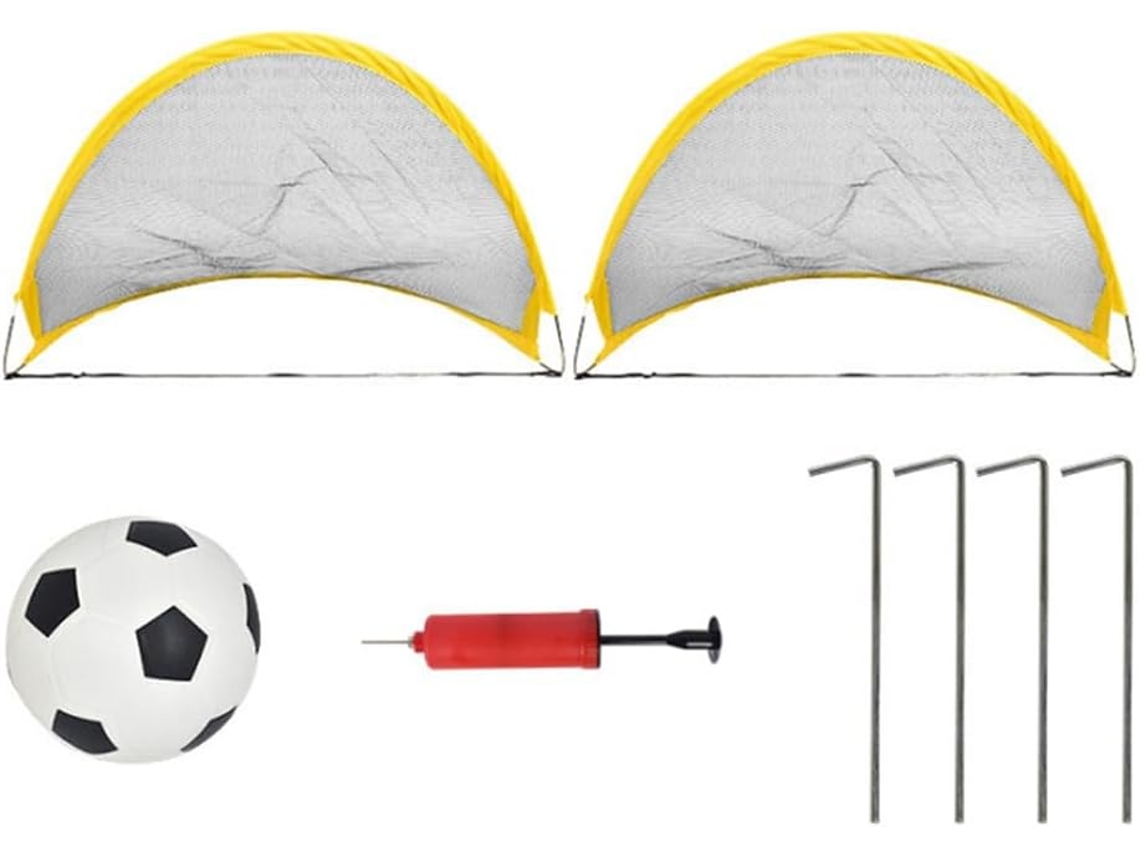 Portería De Fútbol Plegable De Juguete, Red Portátil Grande De 65 Cm Para Niños, Deportes Al Aire Libre.