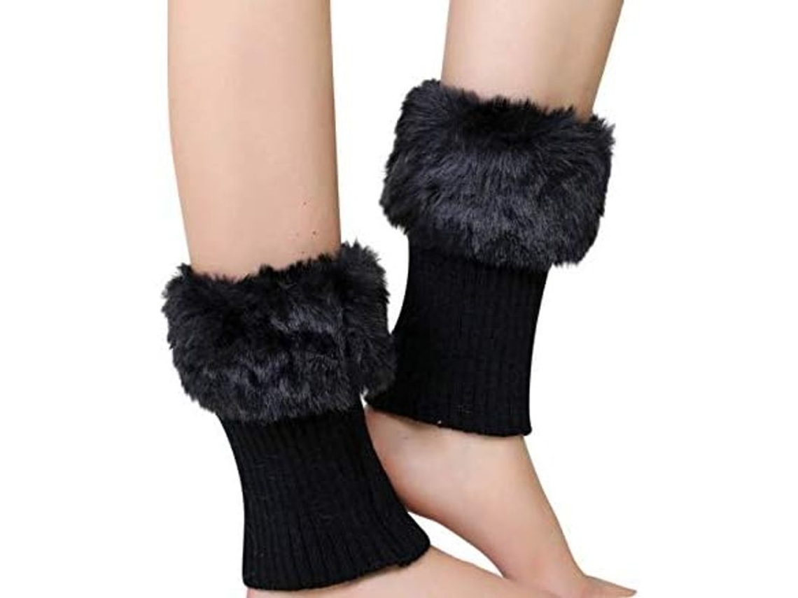 Calcetines Cortos De Ganchillo Cálidos Y Cómodos Para Botas, Ideales Para Mujeres Y Niñas, Perfectos Para El Invierno.