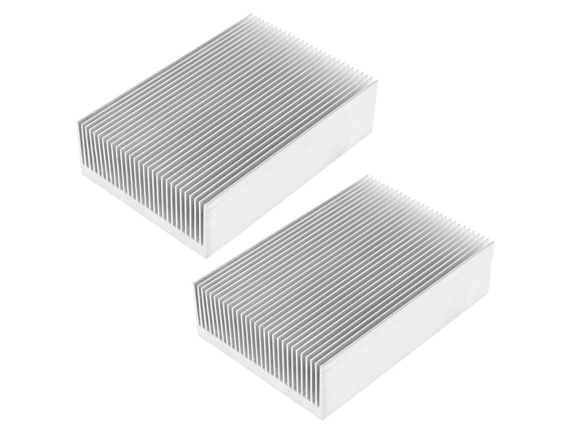 Veloriskku-2 Peças Dissipador De Calor De Alumínio 69x28x100mm Aletas Refrigerantes Acessório De Impressora 3d