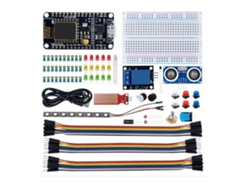 Kit De Inicio Iot Con Placa De Desarrollo Wifi Esp8266, Resistencias Y Leds Para Aprendizaje Diy.
