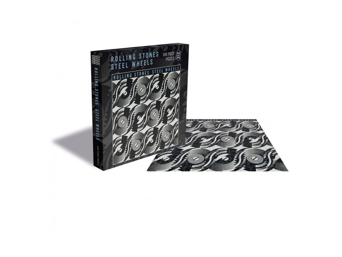 Puzzle Rolling Stones teel Wheels ruedas de acero 500 Piezas rompecabeza