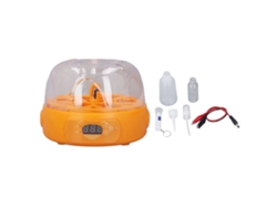 Incubadora De Ovos Digital Mini 6 Ovos Com Girador Automático 15w 100-240v Plug Uk Amarelo