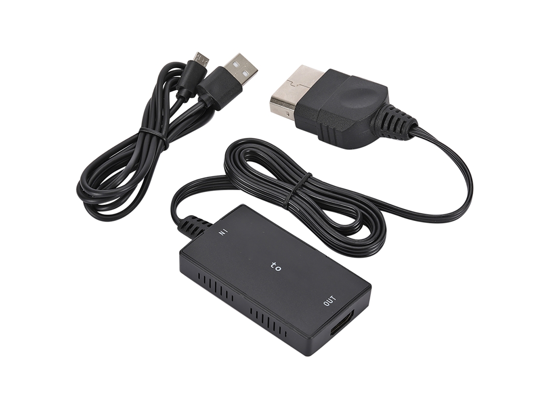 Adaptador Convertidor De Xbox A Hdmi Con Cable, Compatible Con 1080p/720p, Plug And Play, Compatible Con Xbox Original.