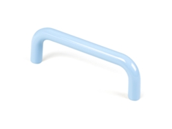 Tirador Para Muebles De Abs Distancia Entre Ejes De 96 Mm Azul Celeste Brillante Paquete De 50 Piezas