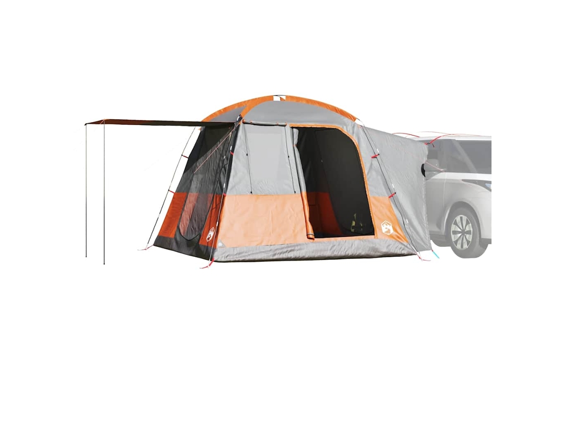 Tienda de campaña impermeable para 4 personas, gris/naranja, Wsd268866, Lovely Home